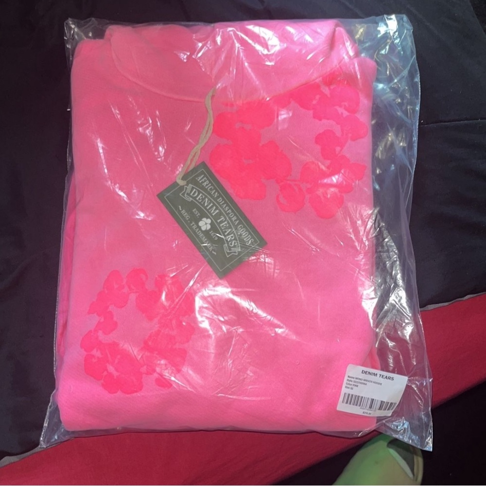 Pink Denim Tears Hoodie